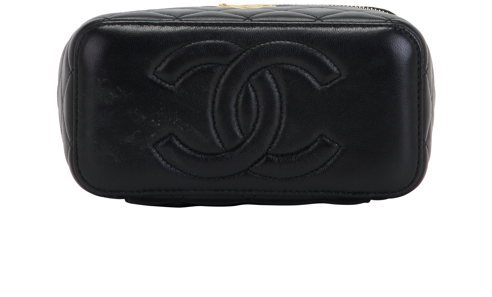 Small Vanity, &pound;2,500, Handbags, Black, Lambskin Leather, Top view